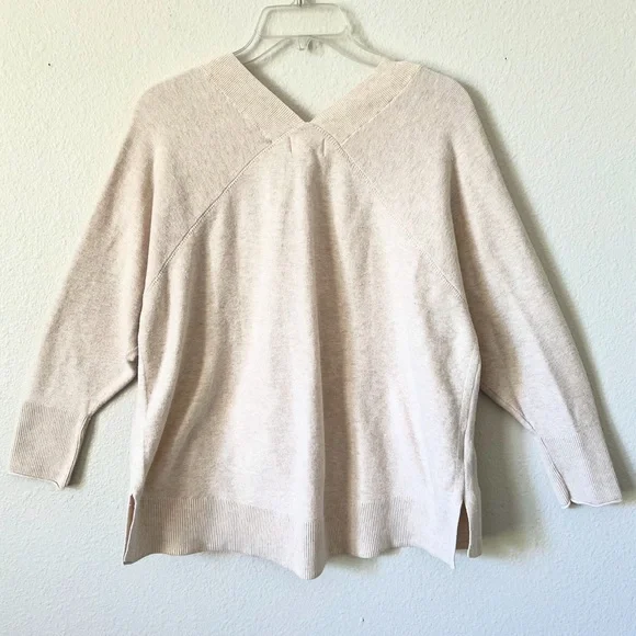 Lou & Gray Double V Cotton Sweater - Picture 6 of 10